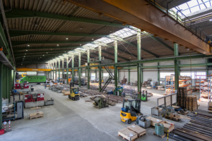 Lagerhalle Robert GRASS Bocholt Lager Logistik Job